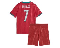 Portugal Cristiano Ronaldo #7 Replika Hemmatröja Barn VM 2026 Kortärmad (+ Korta byxor)